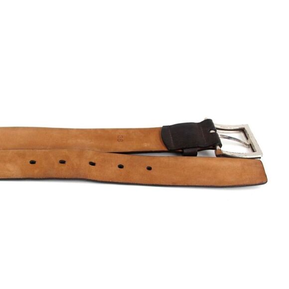 W. Kleinberg BROWN GENUINE LEATHER 1 3/8"Wd CASUAL DRESS MEN'S BELT Sz 36 (F6 - Picture 15 of 15